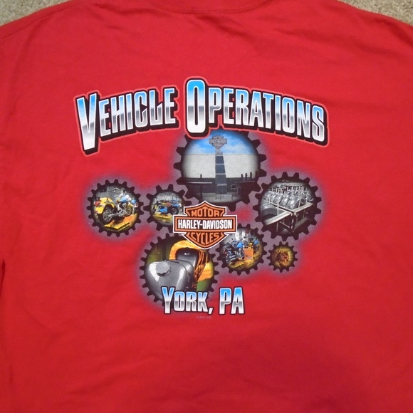 Harley Davidson Vehicle Operations York, PA Shirt - Picture 3 of 8